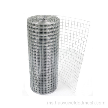 Roll Panel Mesh Kawat yang Dikimpal Untuk Skrin Pengawal